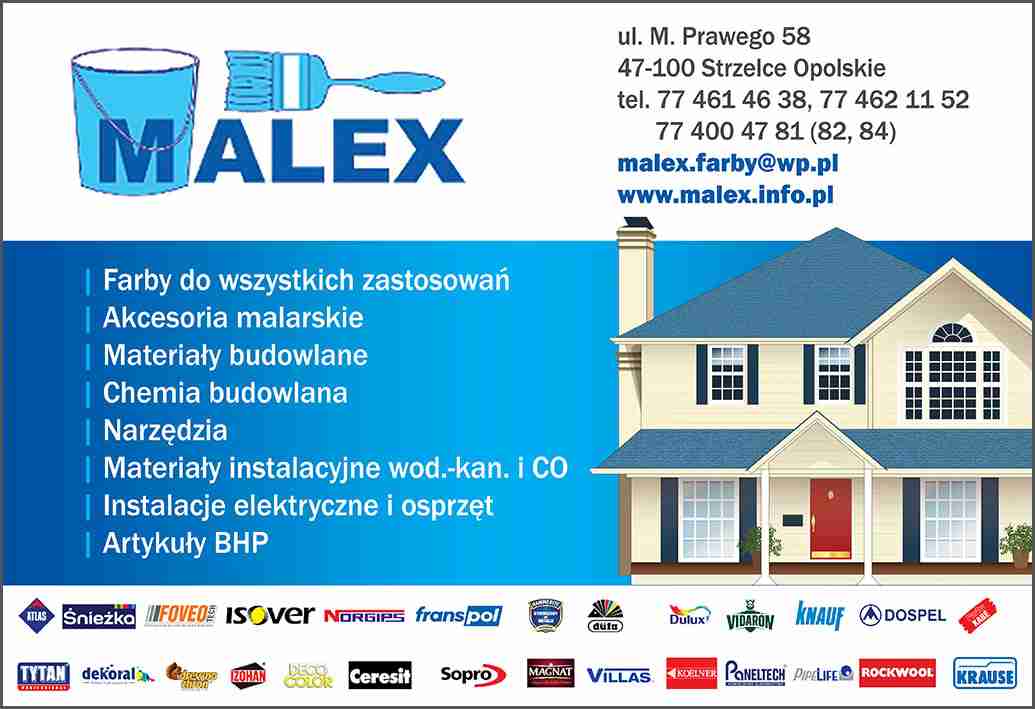 MALEX Sp. z o.o., Sp. k. - materiały budowlane STRZELCE OPOLSKIE materiały budowlane STRZELCE OPOLSKIE